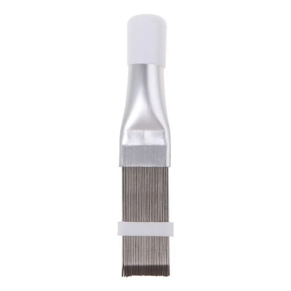AC Condenser Fin Cleaning Brush & Comb – Stainless Steel AC Fin Cleaning Tool Qme 1pc