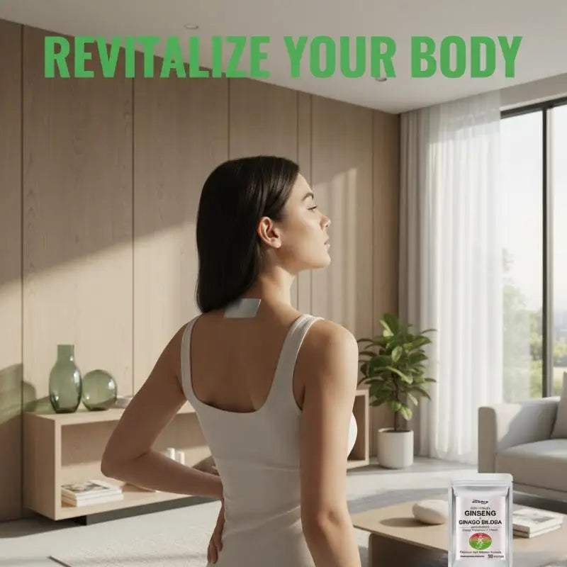 Plant Extract Body Patches – 30 Pcs Gentle Adhesive Stickers Body Wellness Patches Qme