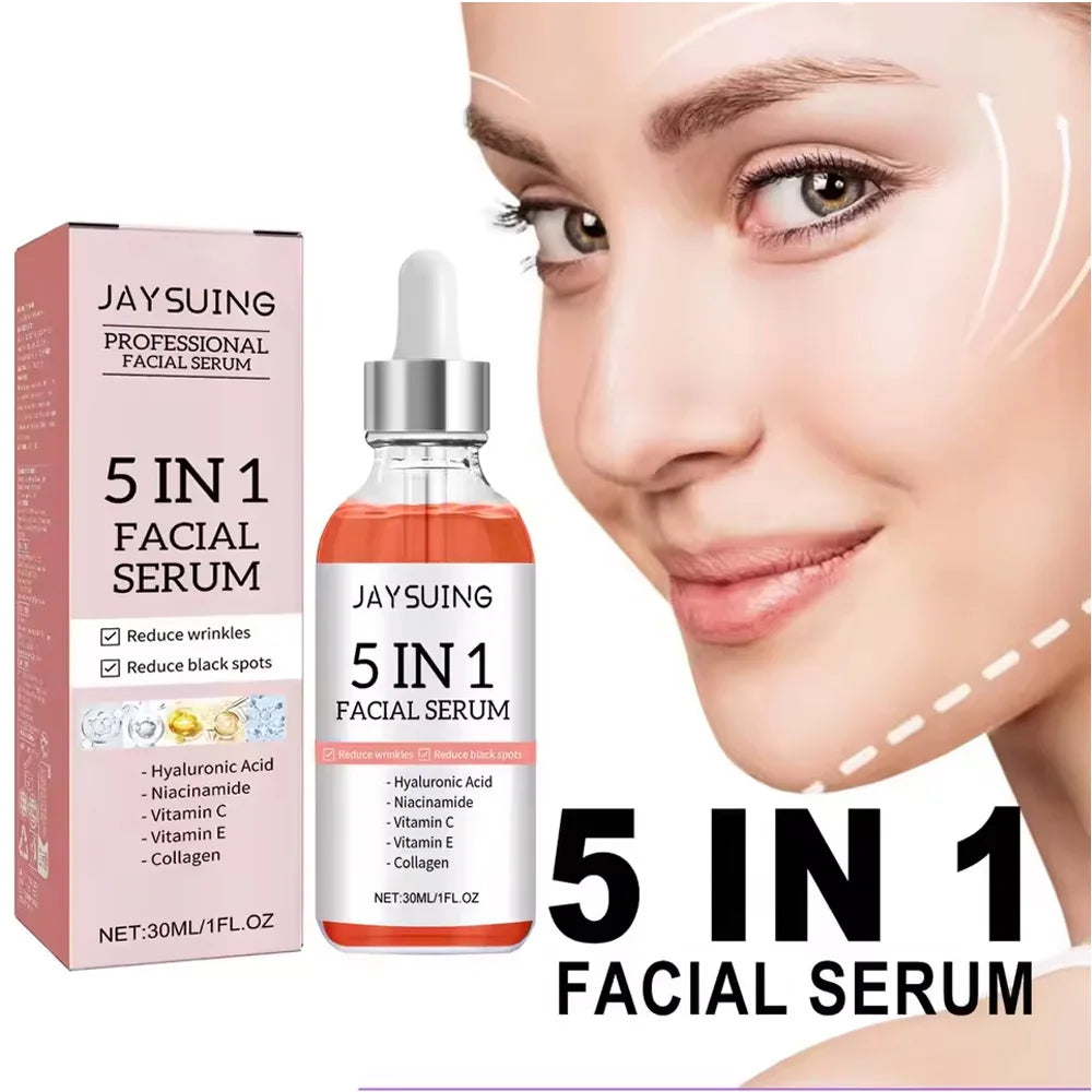 5-in-1 Hyaluronic Acid & Vitamin C Facial Serum 30ml Facial Serum Qst