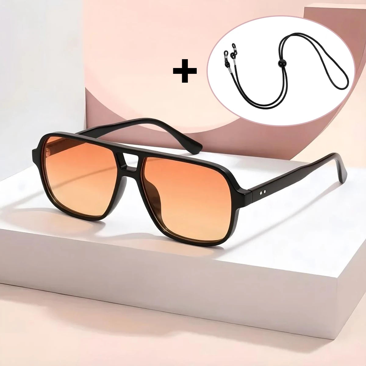 VOPHA Vintage Oversized Square Sunglasses UV400 Unisex S15 Unisex Sunglasses Qst C3