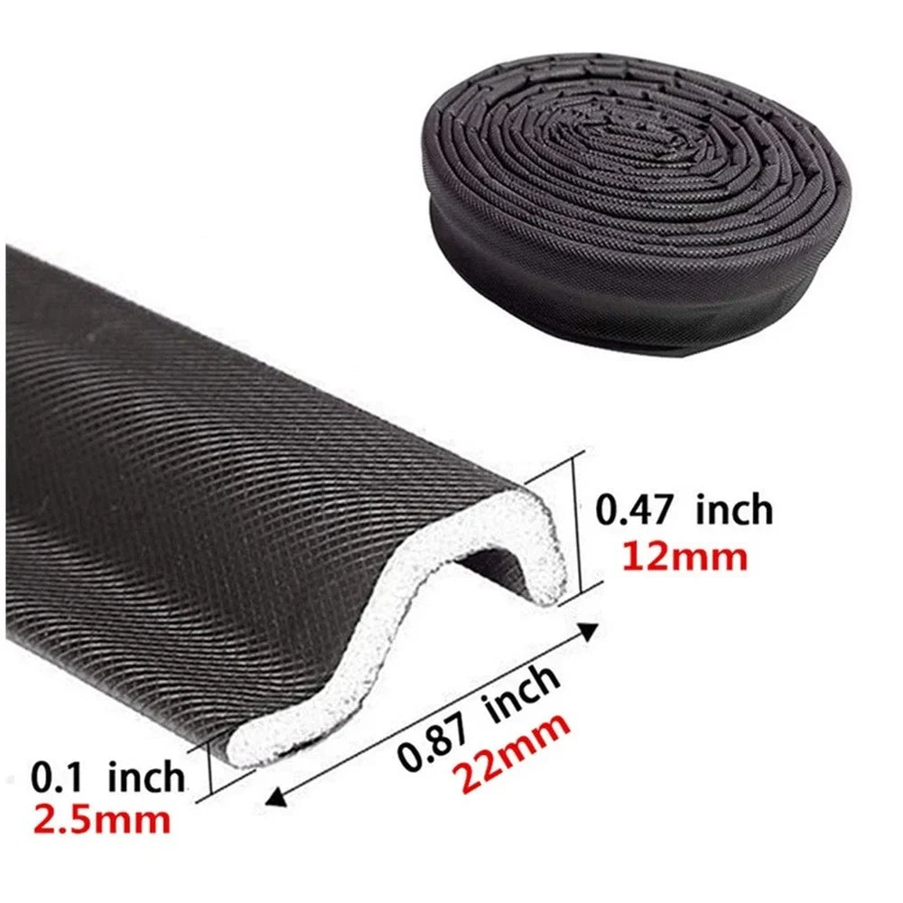 10M Self-Adhesive Foam Door & Window Sealing Strip Weatherstrip Door Window Weatherstrip Qme