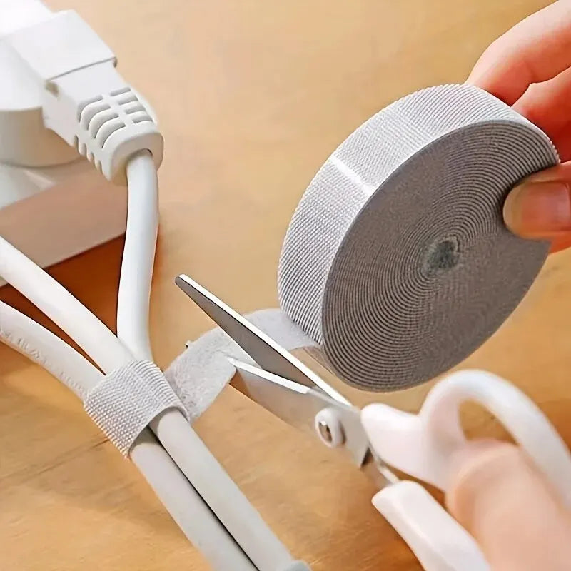Reusable Nylon Cable Ties Fastening Tape Roll – 3m or 5m Cable Ties Roll Qme