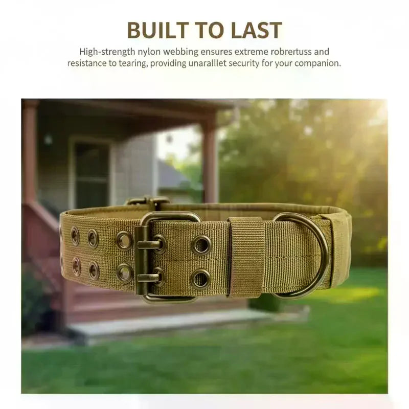 Heavy Duty Nylon Dog Collar – Adjustable, Large Dogs Dog Collar Qme