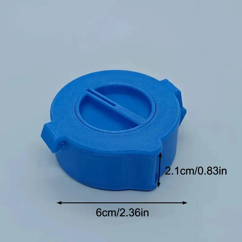 Sewing Tape Measure Storage Box – Flip-Top Desk Organizer Desk Storage Organizer Qme