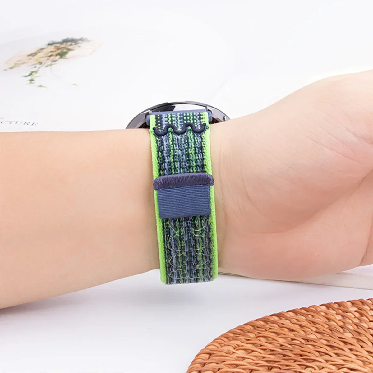 Nylon Loop Strap for Samsung Galaxy Fit 3 – 26 Colors Watch Band Strap Qme
