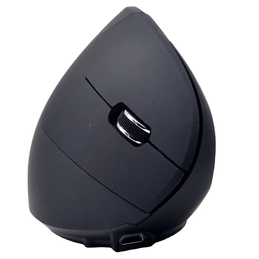 Ergonomic Vertical Wireless Mouse – Rechargeable, 1600 DPI, 6-Button Vertical Wireless Mouse Qme