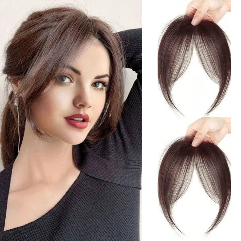 Clip-On Synthetic Fluffy Bang Hairpiece – 12 Colors Clip-On Bang Hairpiece Qme
