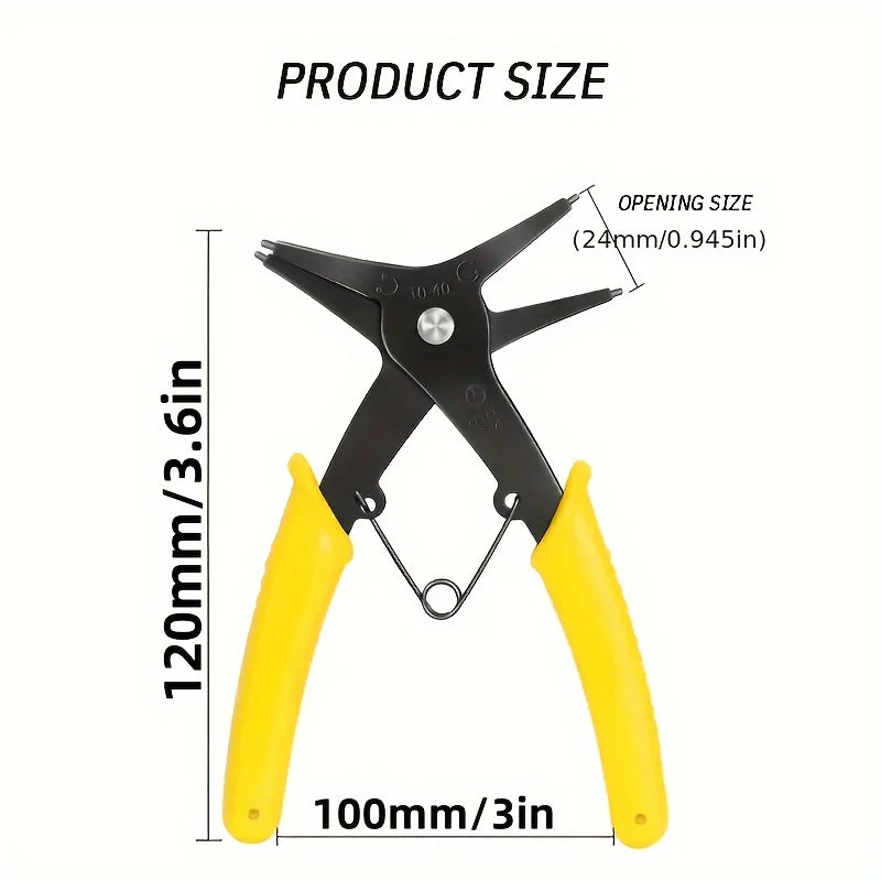 Circlip Pliers Set – Internal & External Retaining Ring Tool Circlip Pliers Qme