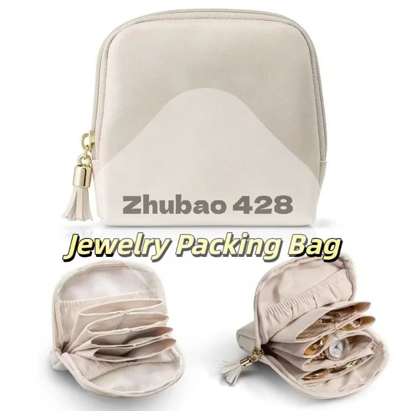 Tassel PU Leather Jewelry Organizer Bag | Earrings & Bracelets Jewelry Organizer Bag Qme
