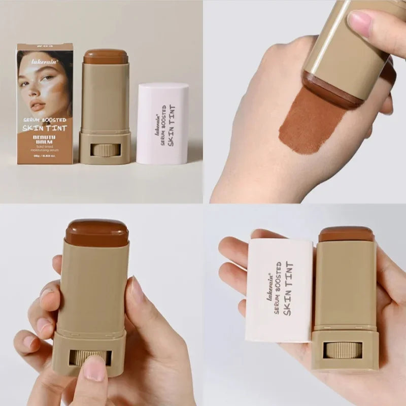 Qme Stick Foundation Skin Tint – High Coverage Plumping Formula Foundation Stick Qme