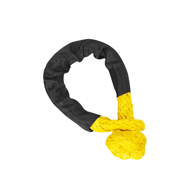 Synthetic Fiber Soft Shackle – Off-Road Vehicle Recovery Tow Rope Recovery Soft Shackle Qme Yellow