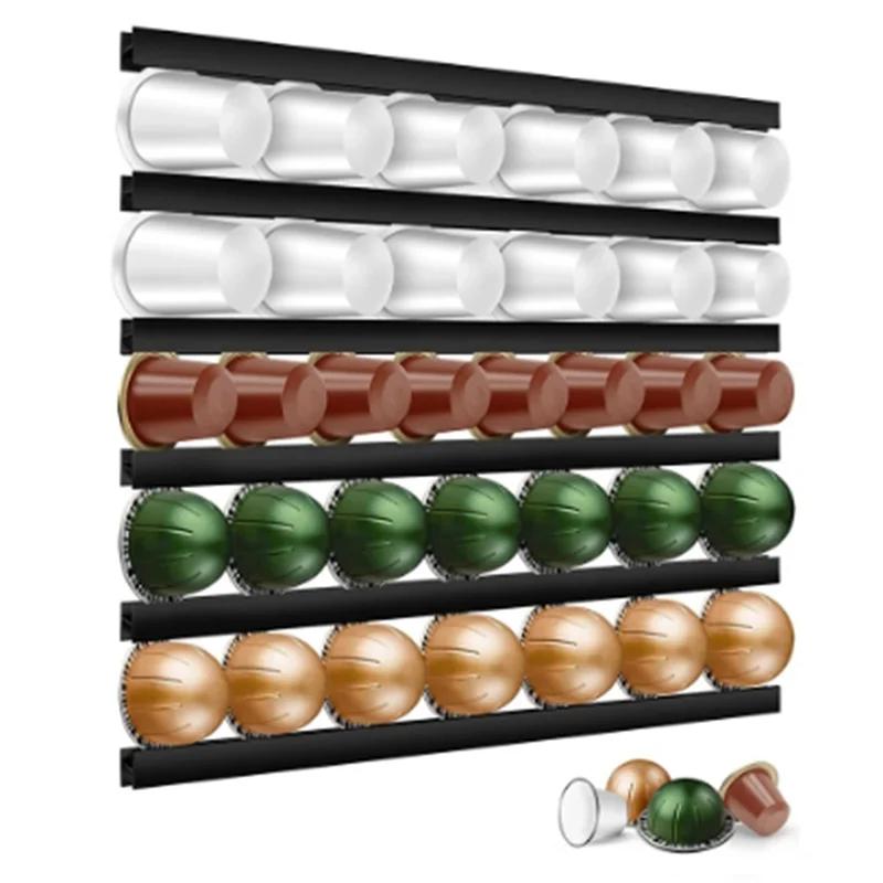 MiLESEEY Coffee Capsule Holder – Universal Pod Storage Rack Coffee Pod Holder Qst