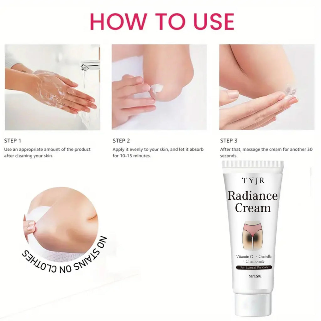 Snow White Brightening Cream – Niacinamide & Centella Asiatica Brightening Body Cream Qme
