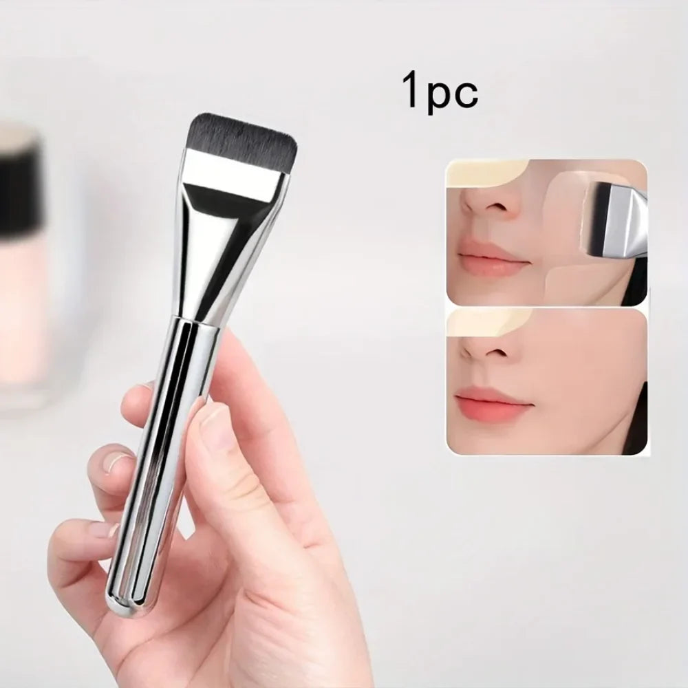 Ultra-Thin Foundation Brush | Korean Makeup Tool for Flawless Skin Makeup Brush Qme