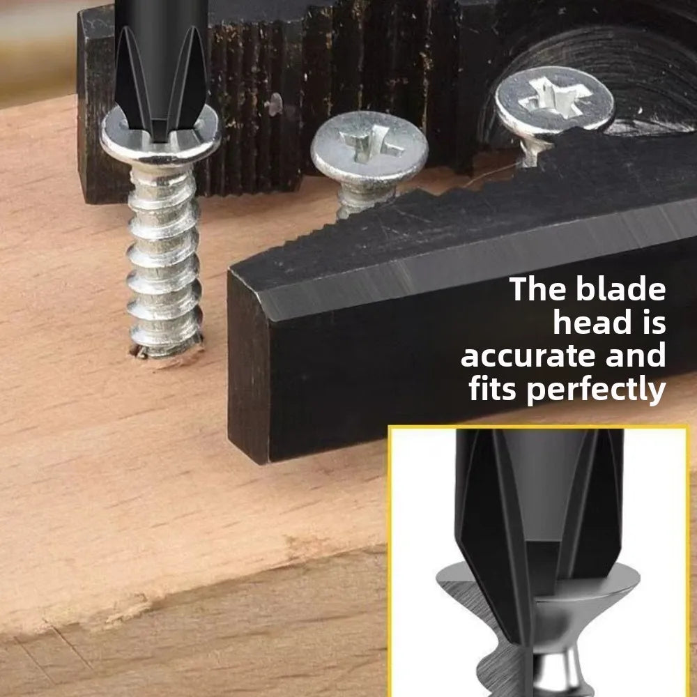 Magnetic Screwdriver Set – Flat & Phillips Bits, Cushion Handle Magnetic Screwdriver Set Qme