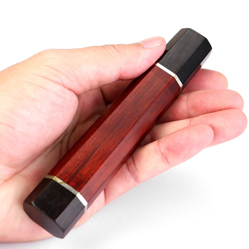 Ebony Rosewood Octagonal Knife Handle – DIY Replacement Wood Knife Handle Qst
