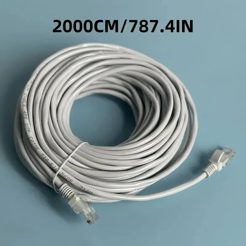 Cat5e Ethernet Cable 1m Crystal RJ45 Head – High-Speed Network Ethernet Patch Cable Qme
