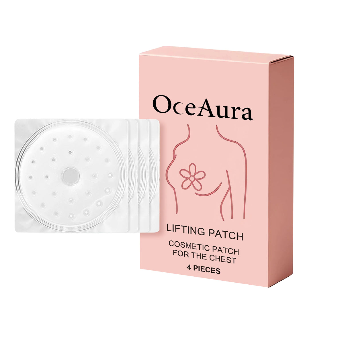 Oceaura Chest Lifting Patch – Nourishing & Firming Stickers Chest Firming Patch Qme 4PCS