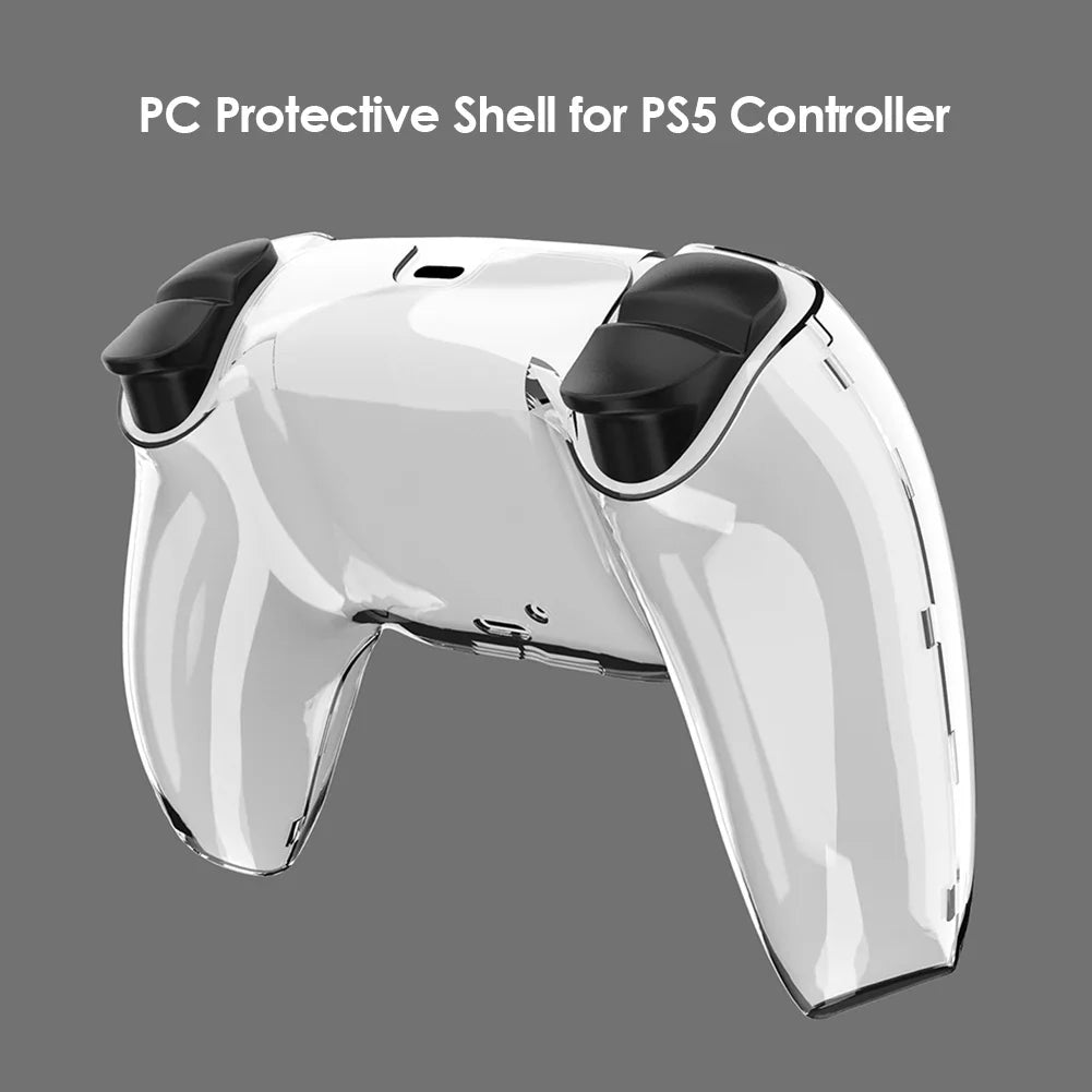 PS5 DualSense Clear PC Protector Case – Ultra Slim Cover Controller Protector Case Qme