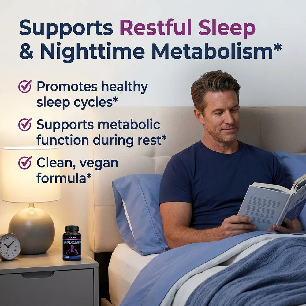 STRESSXCEL Nighttime Weight Management Capsules | White Kidney Bean Weight Management Supplement Qst