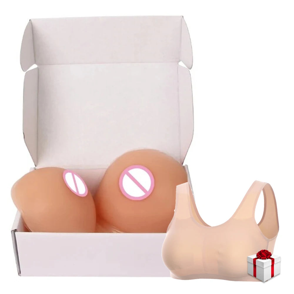 Silicone Breast Forms – Realistic Enhancer Pads, 300g–1800g Silicone Breast Forms Qst Gift underwear 1400G