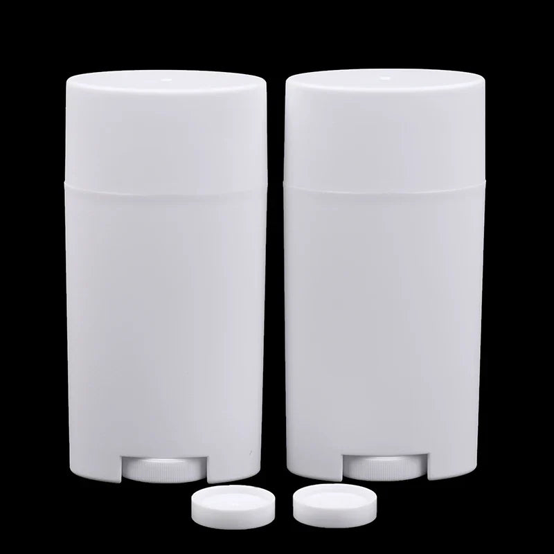 Refillable Twist-Up Empty Deodorant Tubes DIY 2-Pack | 75g DIY Deodorant Tube Qme