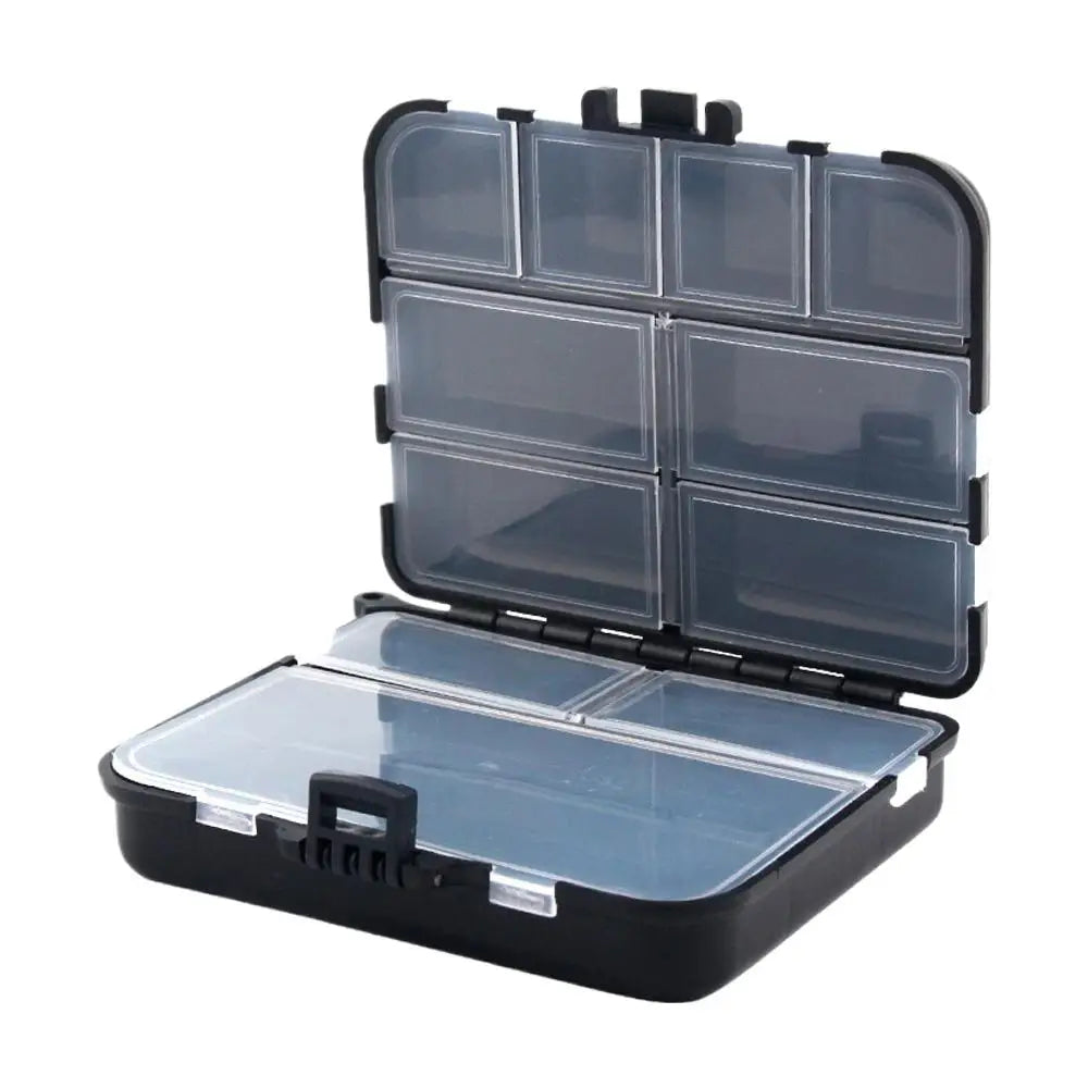 Small Portable Fishing Tackle Box – Hooks, Lures & Bait Storage Fishing Tackle Box Qme L