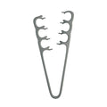 Wide-Tooth Volumizing Hair Comb – Fluffy Texture for All Types Volumizing Hair Comb Qst Gray