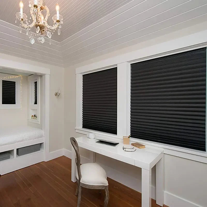 Self-Adhesive Nonwoven Folding Window Shade | 60x150cm Blind Folding Window Shade Qme
