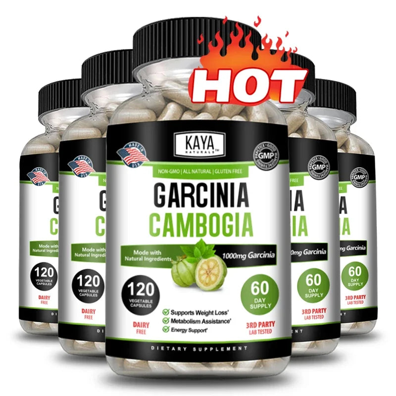 Garcinia Cambogia 1000mg Capsules – Metabolism & Energy Support Dietary Supplement Qst