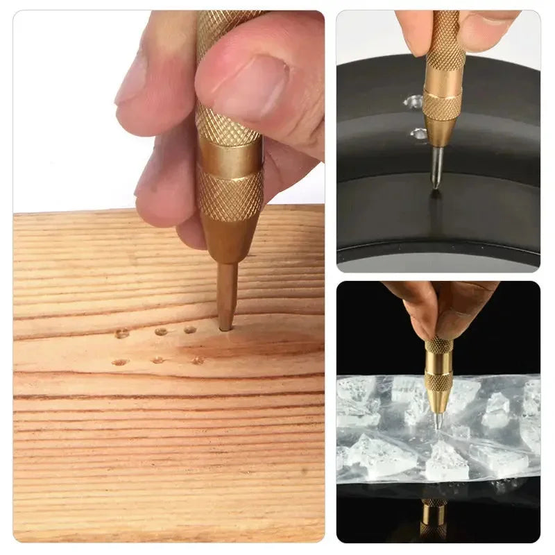 Automatic Center Punch Set – High Carbon Steel Alloy Tool Center Punch Tool Qme