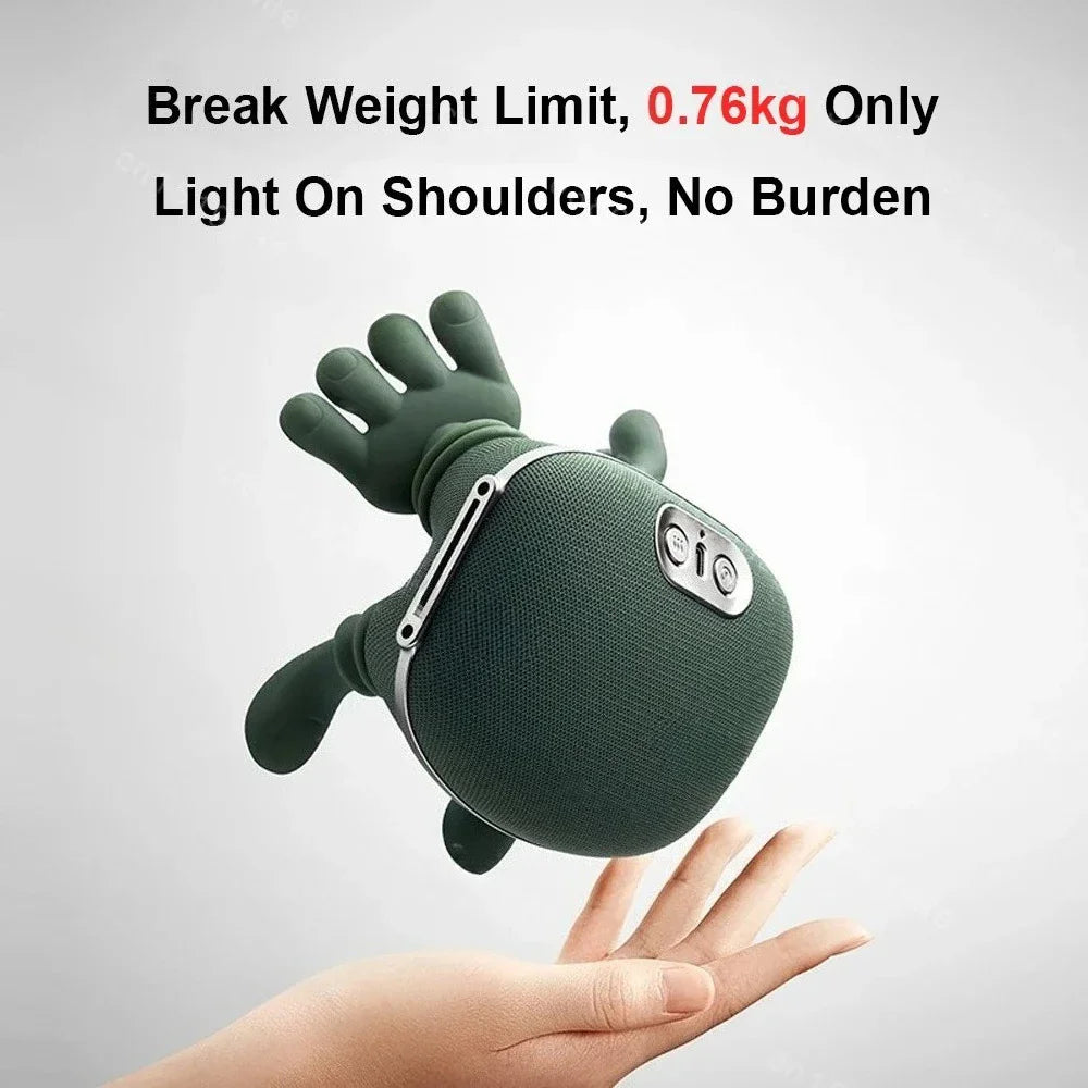 Vilnason Heated Neck Shoulder Massager – 3-Level Kneading N8 Neck Shoulder Massager Qst