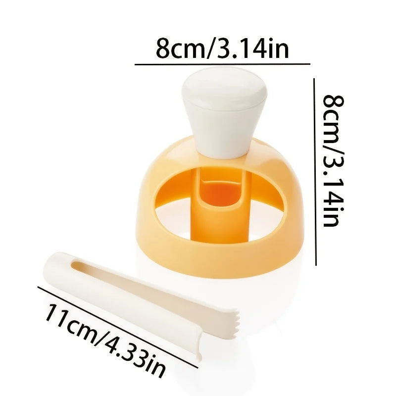 Plastic Hollow Donut Mold – Biscuit & Bread Baking Cutter Donut Baking Mold Qme