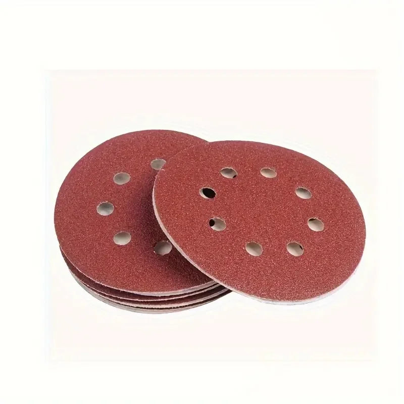 50-Pack 5 Inch 8-Hole Sanding Discs – Aluminium Oxide Hook & Loop Sanding Discs Qme