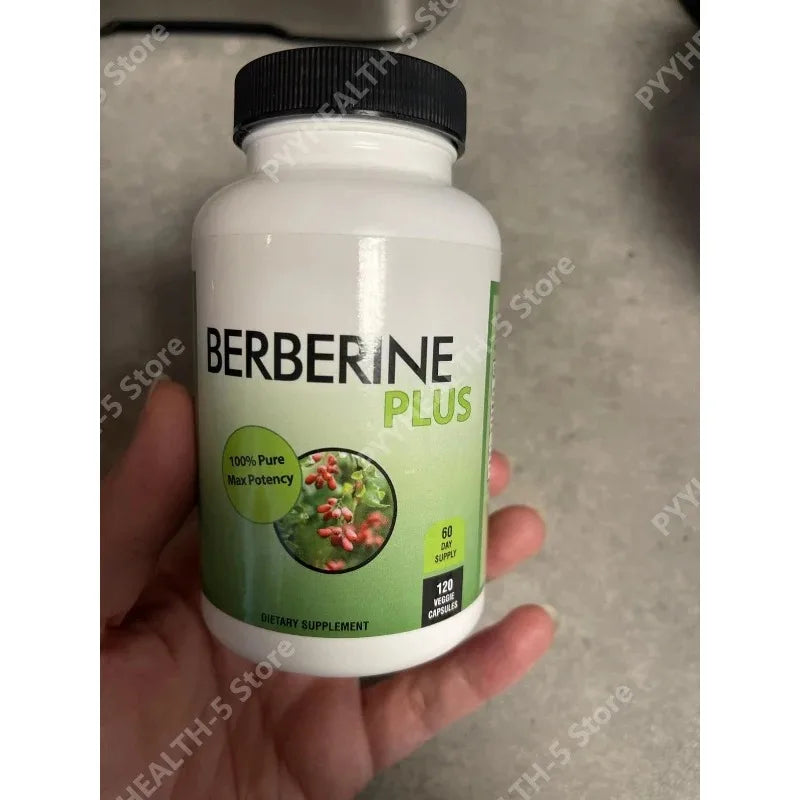 Berberine Plus 1200mg – 120 Veggie Capsules with Royal Jelly Herbal Supplement Qst