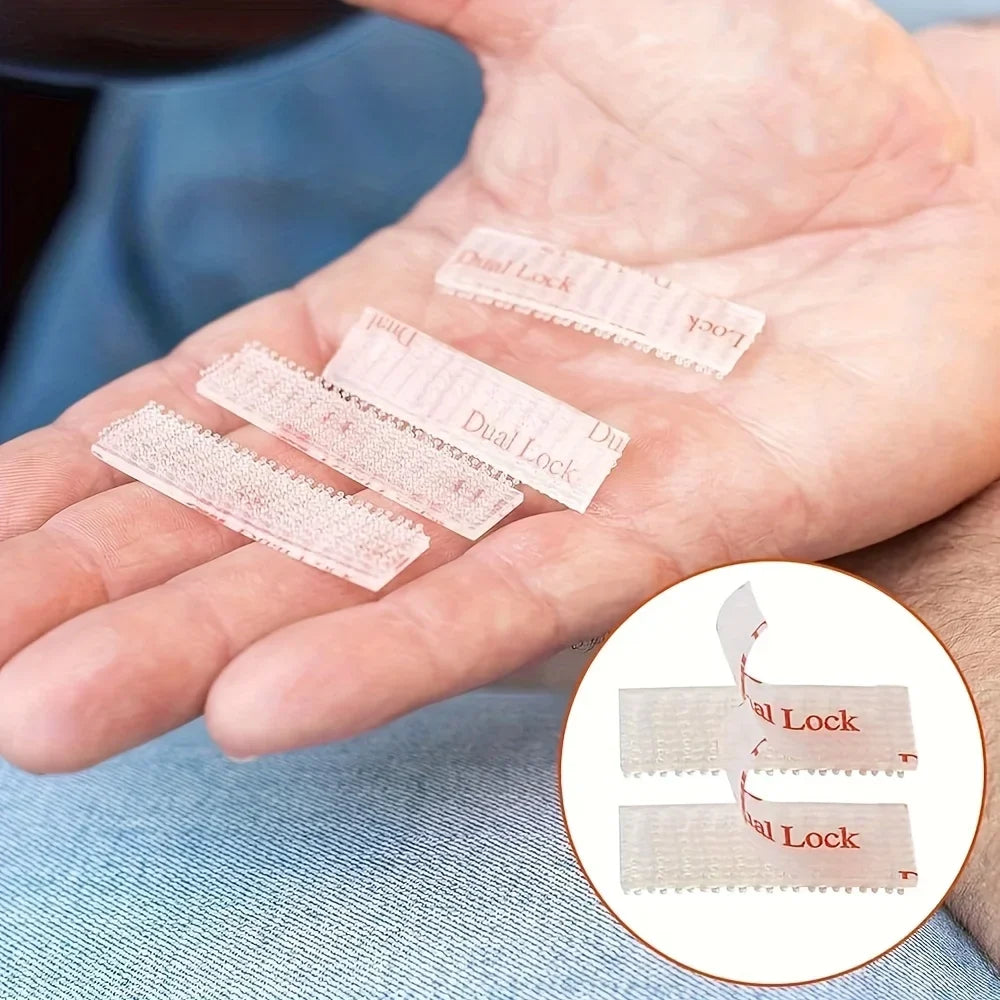 Self-Adhesive Hook & Loop Fastener Tape | Double-Sided Secure Adhesive Fastener Tape Qme
