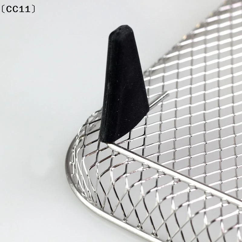 Silicone Bumper Pads for Air Fryer & Dewatering Racks – 4–6 Pcs Silicone Rack Bumper Pads Qme
