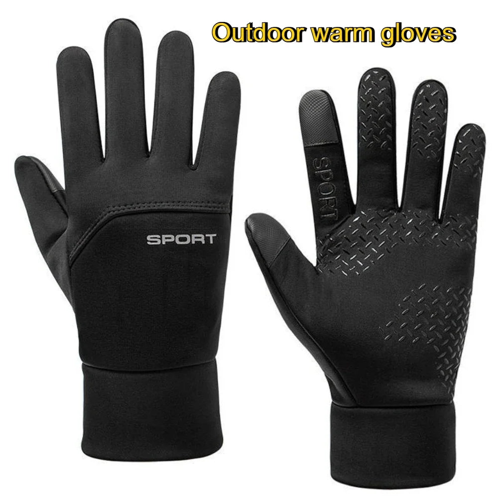 Winter Touchscreen Gloves – Thermal Anti-Slip Sports Gloves Winter Sports Gloves Qme