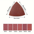 Triangular Hook & Loop Sandpaper 30pc Multi-Grit Sanding Pads Sanding Pads Qme 30PCS 320