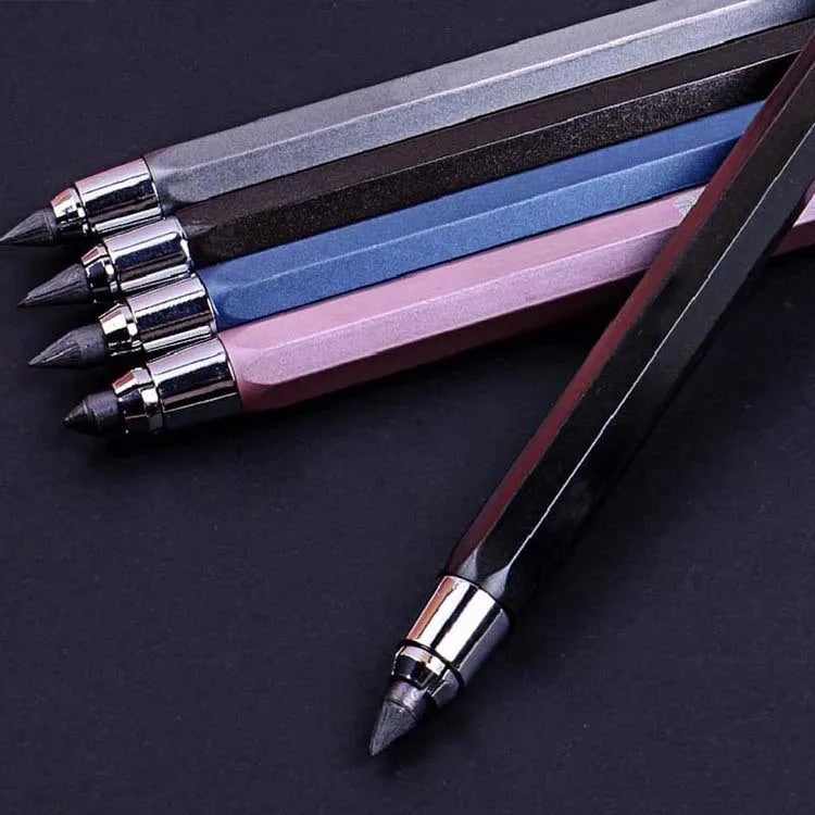 Metal Mechanical Pencil 2B 4B 6B 8B Refill – Sketch & Comics Mechanical Pencil Set Qme