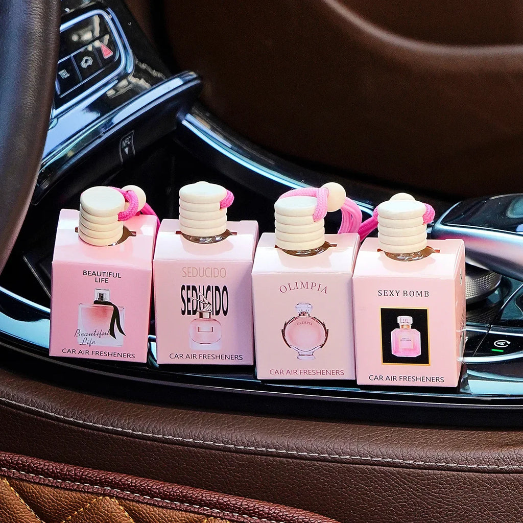 HEYXI Car Hanging Air Freshener – Long-Lasting Fragrance Car Air Freshener Qme