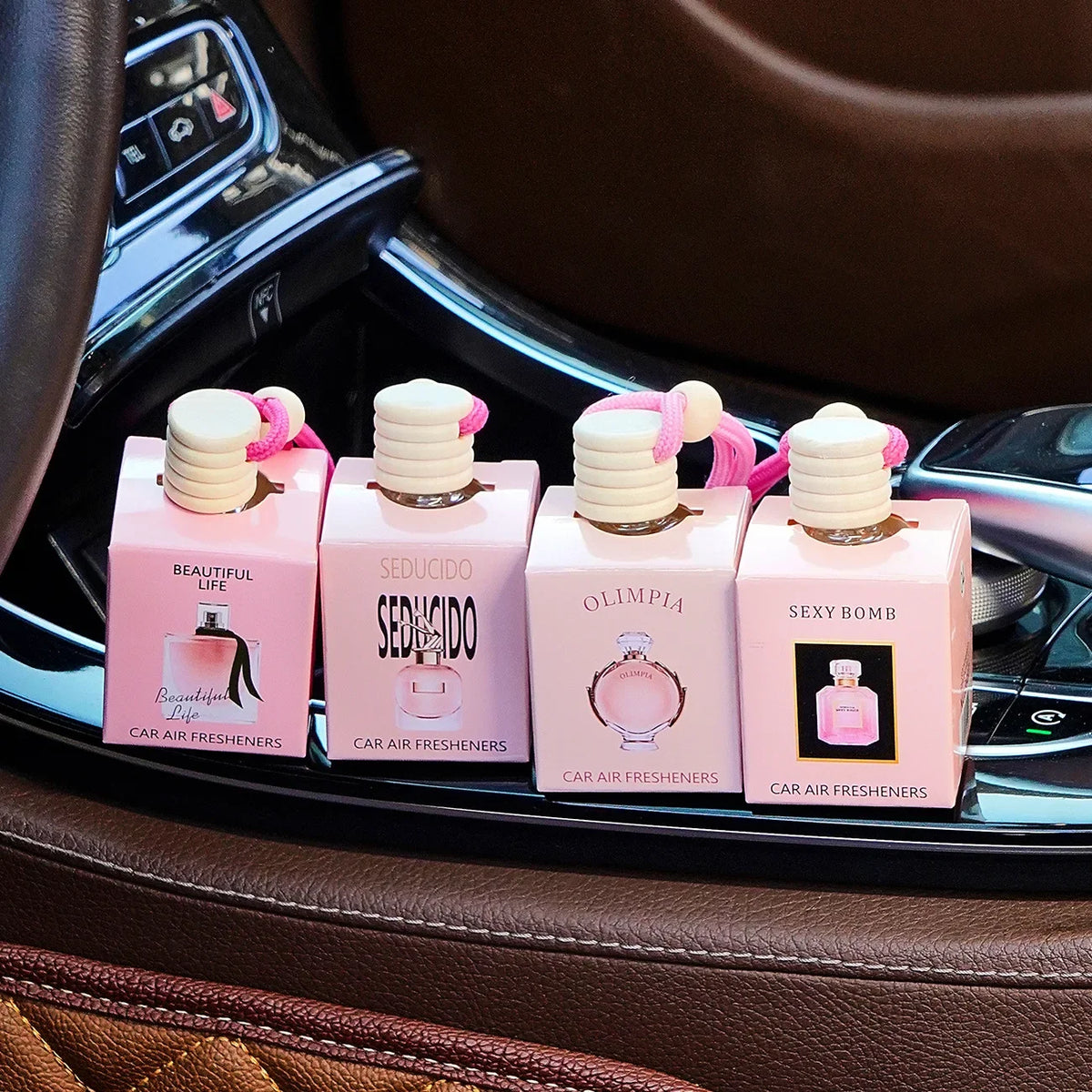 HEYXI Car Hanging Air Freshener – Long-Lasting Fragrance Car Air Freshener Qme