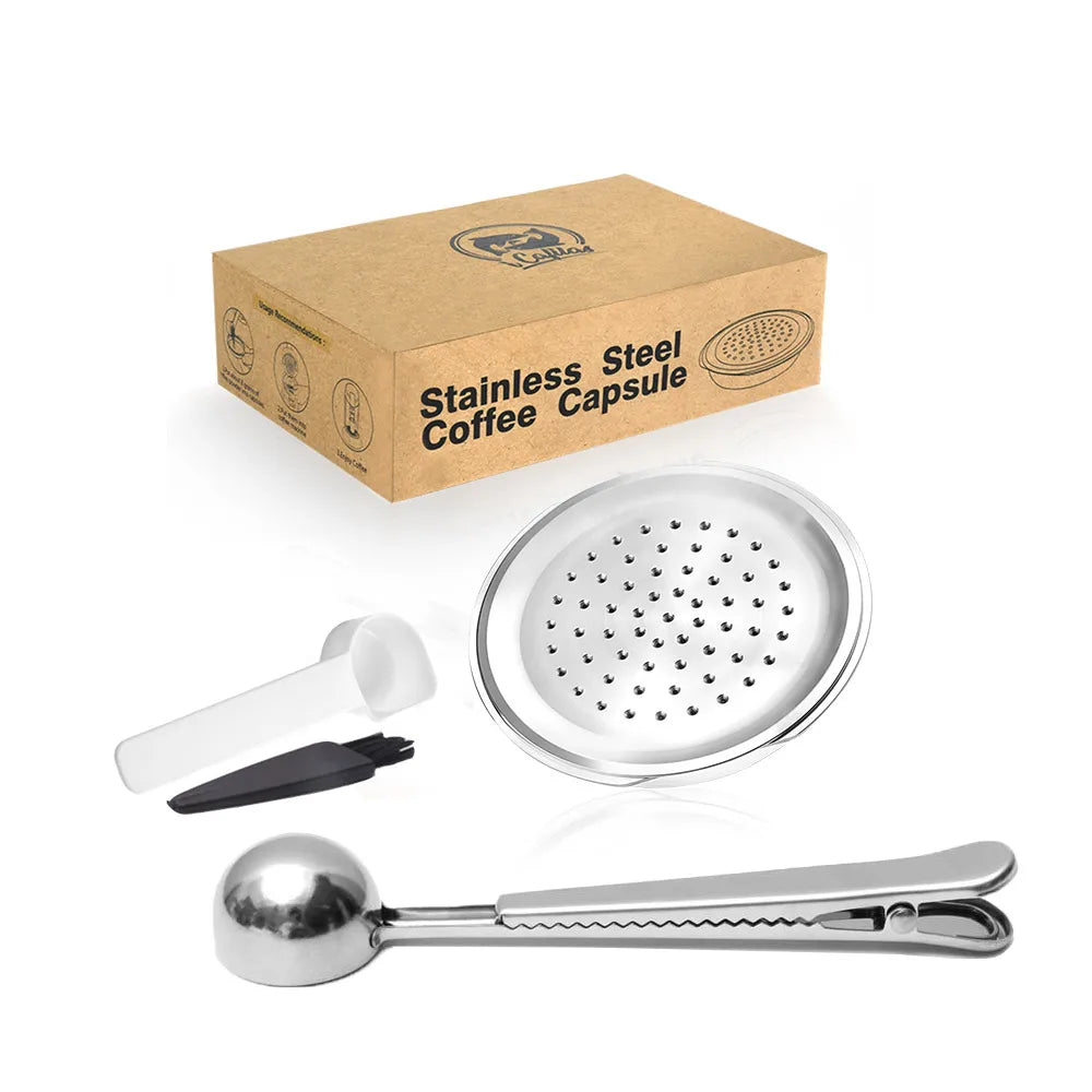 Reusable Stainless Steel Coffee Capsule – Philips Senseo Refillable Coffee Pod Qst 1POD 1s