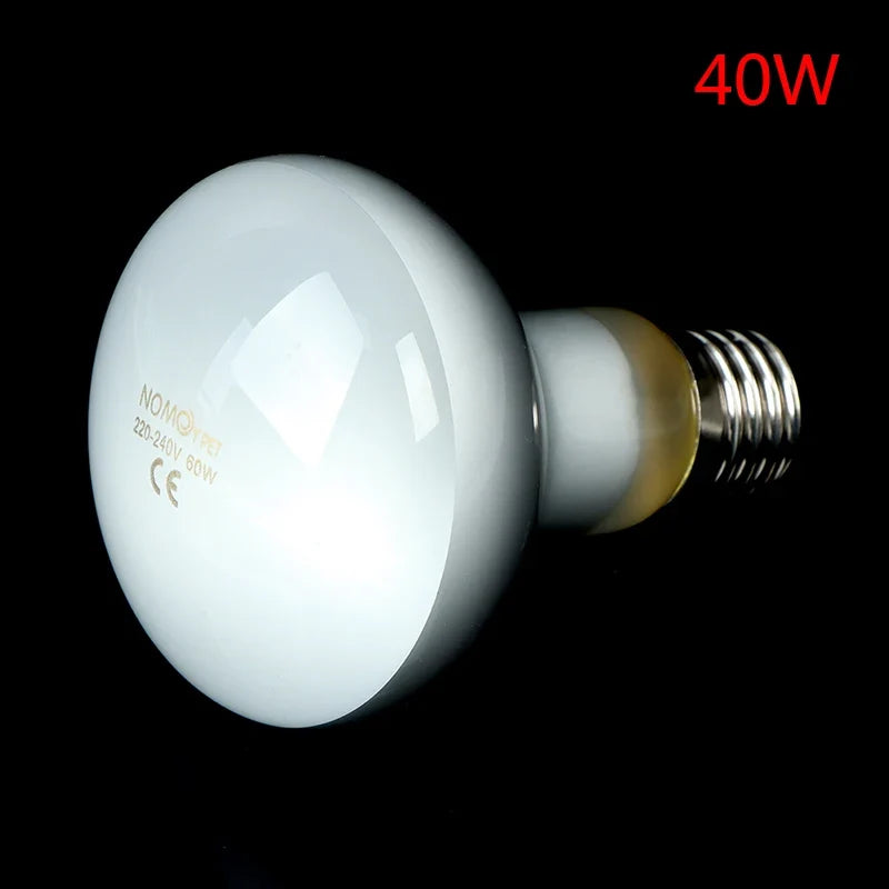 UVA UVB Reptile Basking Lamp Bulb for Turtles & Lizards Reptile Basking Lamp Qme 40W