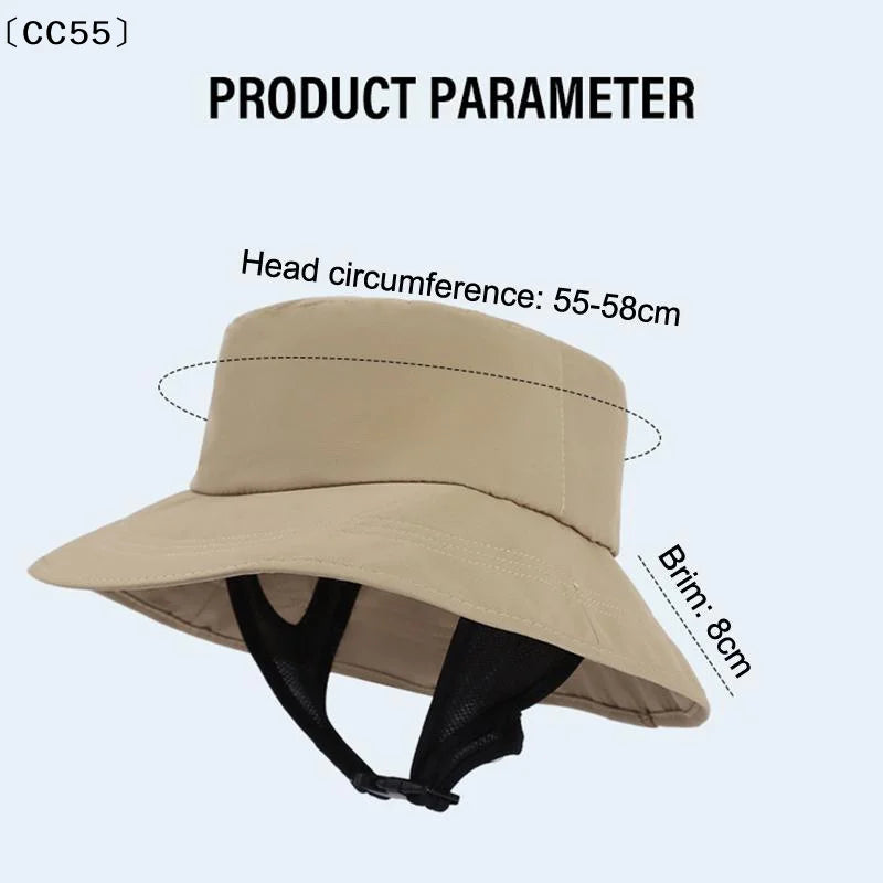 Wide Brim UV Sun Hat – Windproof, Adjustable, Unisex Outdoor Cap Wide Brim Sun Hat Qst
