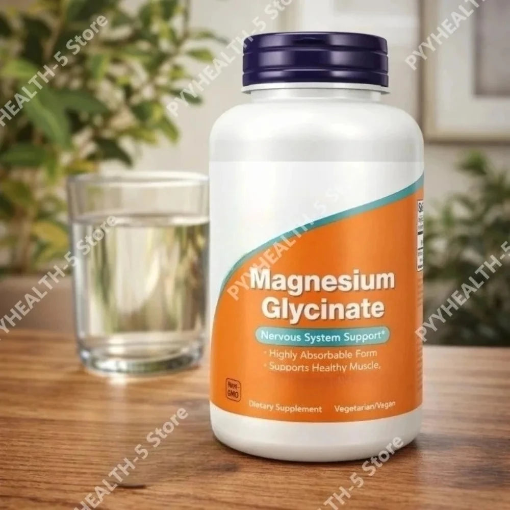 Magnesium Glycinate 180 Tablets – Chelated Bisglycinate Supplement Mineral Supplement Qst