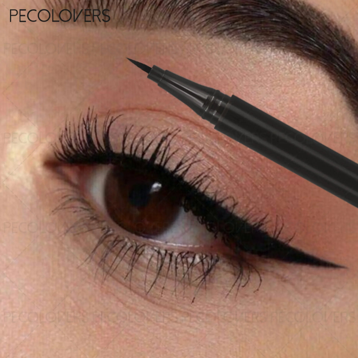 Ultra-Fine Tip Liquid Eyeliner Pen – Waterproof, Black & Brown Liquid Eyeliner Pen Qme