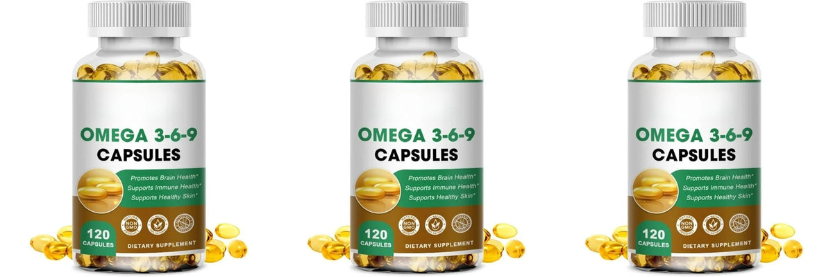 Plant-Based Omega 3-6-9 Softgels – Vegan, 120 Count Omega Supplement Qst 360 Count(Pack of 3)