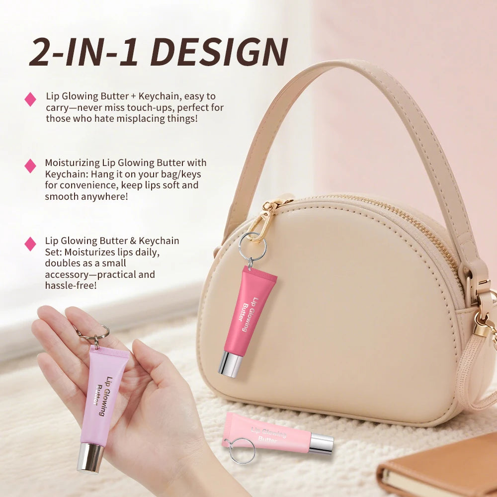 Lakerain Lip Glowing Butter – Moisturizing Colored Lip Gloss Colored Lip Gloss Qst