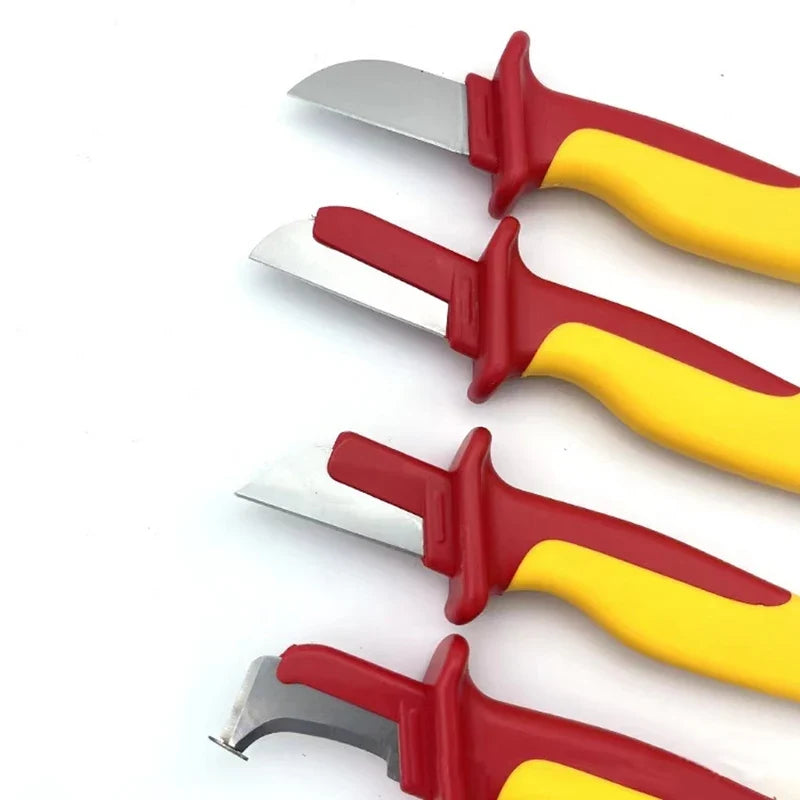 Insulated Cable Stripping Snips – Straight & Curved Blade Cable Stripping Snips Qme